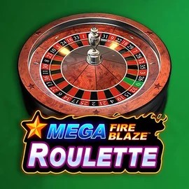 Mega Fire Blaze Roulette online game logo by Playtech on lizarocasino.co.nz